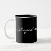 Shopaholic fille Mug (Gauche)
