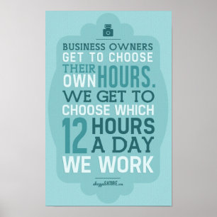 Shoppe Satire - Humor voor fotografen Poster