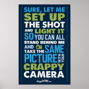 Shoppe Satire - Humor voor fotografen Poster