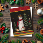 Shopping Cardinaux Snowman Carte de Noël<br><div class="desc">Mignonne populaire Shopping Carte Snowman! Souhaitez à vos amis une bonne saison de vacances avec cette jolie carte de Noël! C’est parfait pour diffuser l’enthousiasme des fêtes à vos proches. Cette carte festive capte l'essence de la saison avec ses couleurs vibrantes et son art unique tiré à la main Inspirivity,...</div>