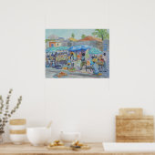 SHOPPING EN HAÏTI Poster (Cuisine)