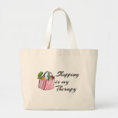 Shopping is my Therapy - Shopping Tote (Voorkant)