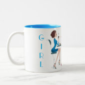 SHOPPING QUEEN COLLECTION CAFÉ MUG à deux tons (Gauche)