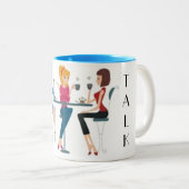 SHOPPING QUEEN COLLECTION CAFÉ MUG à deux tons (Devant droit)