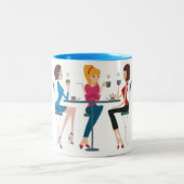 SHOPPING QUEEN COLLECTION CAFÉ MUG à deux tons (Centre)