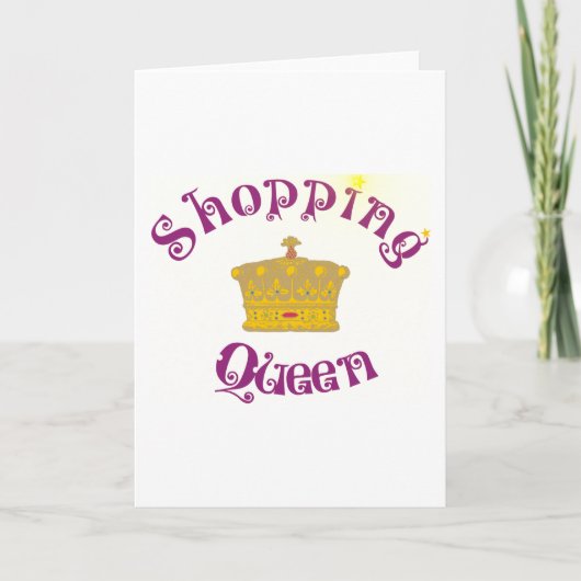 shopping Queen Kaart (Voorkant)