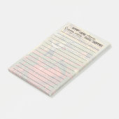 Shopping Shopping Shopping Post-it® Notes (Incliné)