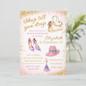 Shopping Spree Invitation Anniversaire (Debout devant)