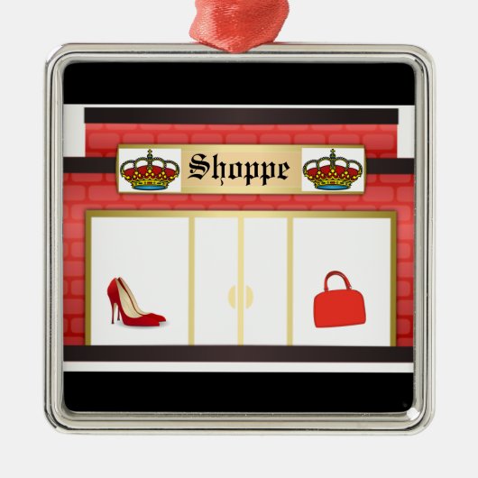 Shopping Thème Londres Ornement (Devant)
