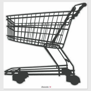 Shopping Trolley Sticker