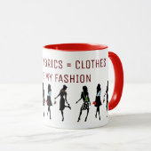 SHOPPPING QUEEN COLLECTION CAFÉ MUG (Devant droit)