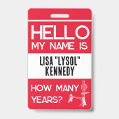 Shopsmith 75th Anniversary Celebration Name Badge (Arrière)