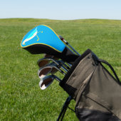 Shore Bird Art Blue Seagull Golfheadcover (Insitu)