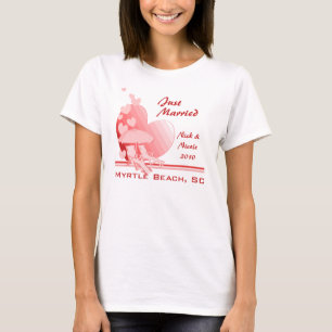 Shore Love / Tropisch Roos T-shirt