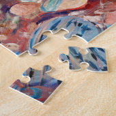 Shore met Red House van Edvard Munch Legpuzzel (Zijkant)