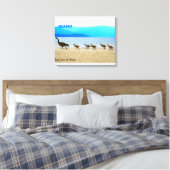 Shore Patrol - Canada Gese Canvas Afdruk (Insitu (Slaapkamer))