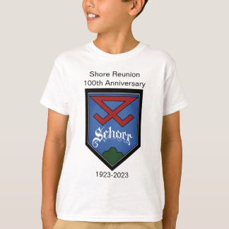 Shore Reunion 100th Jubileum shield (jongens) T-shirt