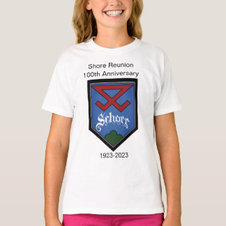 Shore Reunion 100th Jubileum shield (meisjes) T-shirt