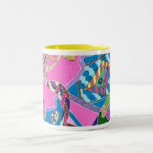 Shore rose, Mug Art Abstrait (Centre)