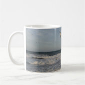 Shore & Waves White Coffee Mug (Gauche)