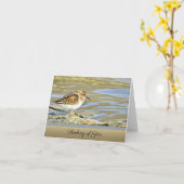 Shorebird - Pensée blanche de votre carte (Fleur jaune)