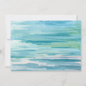 Shoreline | Beach Wedding Photo Save The Date (Achterkant)