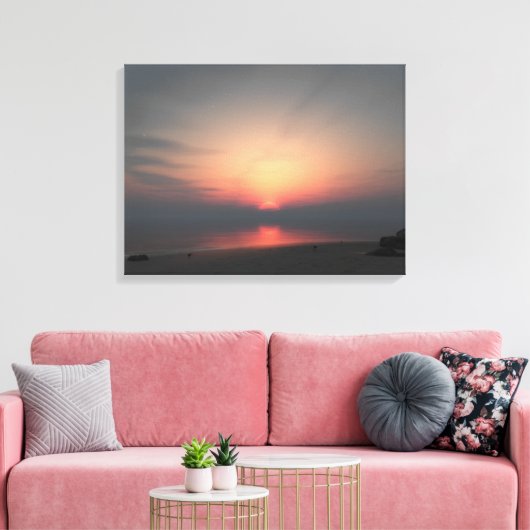 Shoreline Canvas afdrukken (Insitu (Woonkamer))