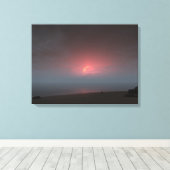 Shoreline (nacht) canvas afdruk (Insitu (Houten vloer))