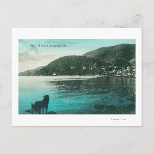 Shoreline Uitzicht South Sausalito Sausalito, CA Briefkaart (Voorkant)