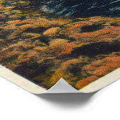 Shoreline Uitzicht van het Sseneca Lake Park Pavil Poster (Hoek)