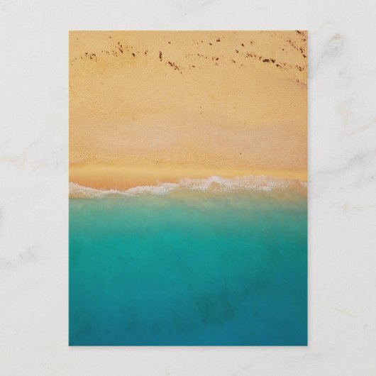 Shoreline van boven briefkaart (Voorkant)