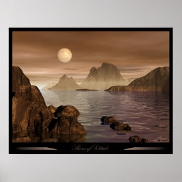 Shores van eenzaamheid poster