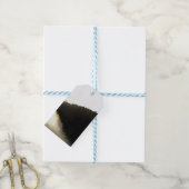 Shores van schaduwlandschapskunst cadeaulabel (Met Touw)