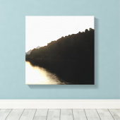 Shores van schaduwlandschapskunst canvas afdruk (Insitu (Houten vloer))