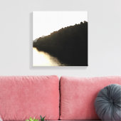 Shores van schaduwlandschapskunst canvas afdruk (Insitu (Woonkamer))