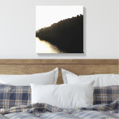 Shores van schaduwlandschapskunst canvas afdruk (Insitu (Slaapkamer))