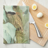  Shorevogels in Marsh door Louis Fuertes Theedoek (Quarter Fold)