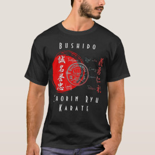 Shorin Ryu Karate Bushido Values Budo T-Shirt