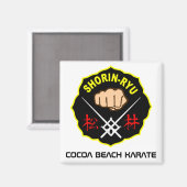 SHORIN RYU MAGNET (SÉLECTIONNEZ VOTRE PROPRE NOM D (Recto/Verso)