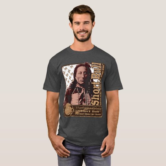 Short Bull Cheyenne Warrior T-shirt (Voorkant volledig)