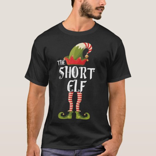 " short elf " - correlatie voor kerstmis t-shirt (Voorkant)