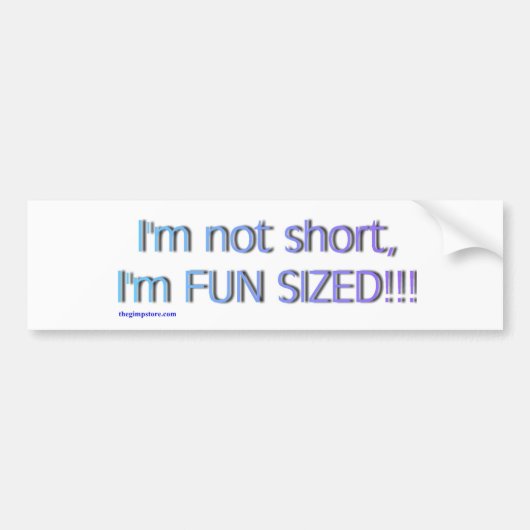 short_funsize bumpersticker (Voorkant)