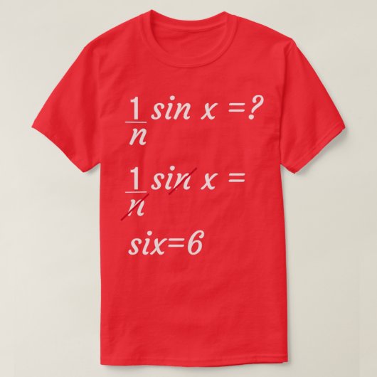 Short Geek wiskunde grappen 1 T-shirt (Design voorkant)