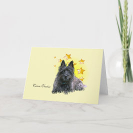 Short Haire Cairn Terrier is een ster Kaart