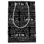 Short Inspirational Quotes On Black  Medium Cadeauzakje (Voorkant)