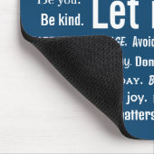 Short Inspirational Quotes On Blue Muismat (Hoek)