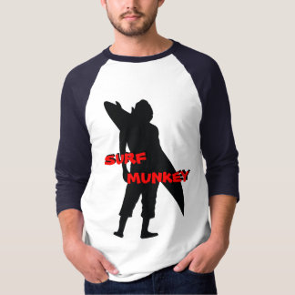 Shortboarder Silhouette-ontwerp T-shirt