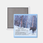 Shortbread Recept Moose Magnet Magneet (Voorkant / Achterkant)