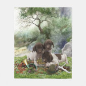 Shorthaired Pointer schattige puppies Fleece Deken (Voorkant)