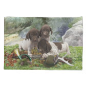 Shorthaired Pointer schattige puppies Kussensloop (Achterkant)